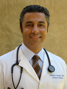 Portrait of Dr. Michael Farzam, MD, house call urgent care physician in West Los Angeles